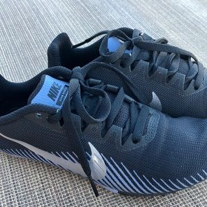 Nike Zoom Rival Track Running Shoes / Cletes; Size 2, Black with extra spikes.